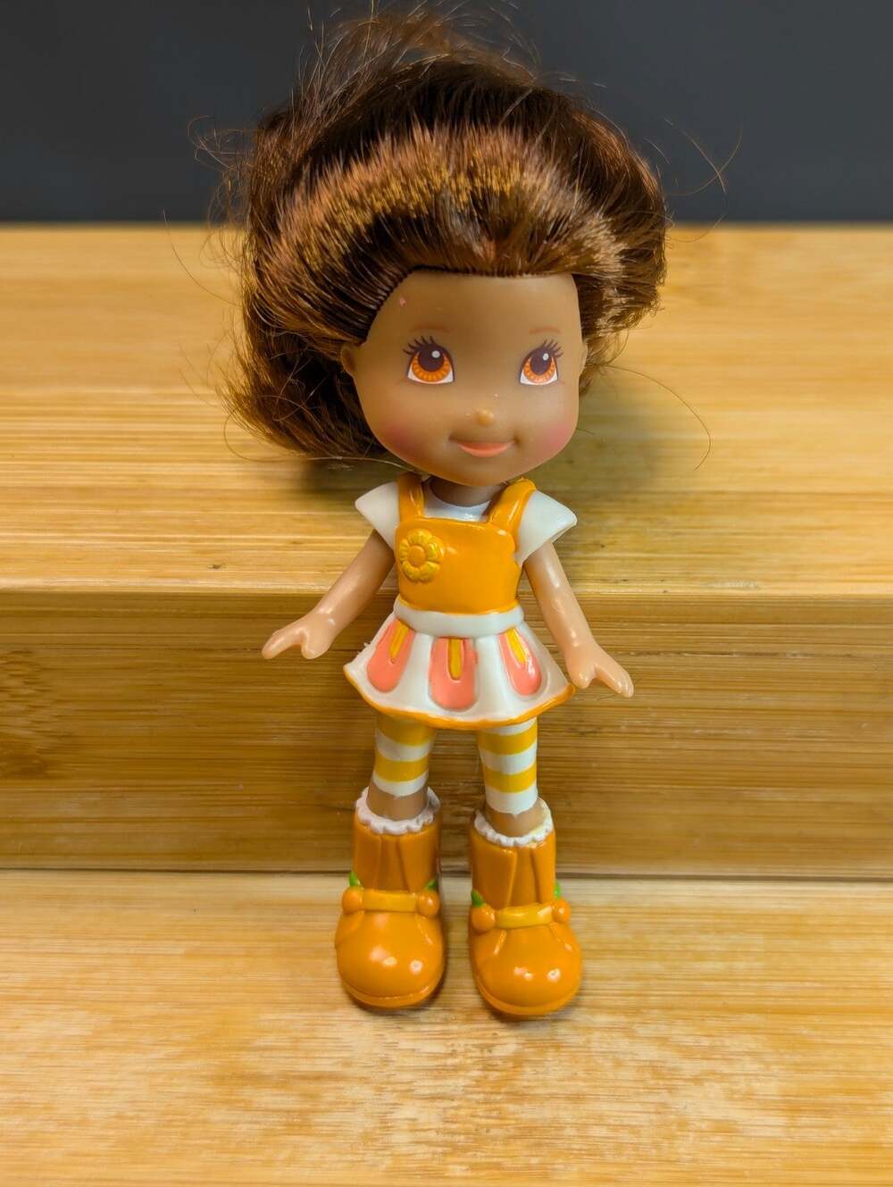 2008 Hasbro Strawberry Shortcake Orange Blossom 3" Doll "Berry Best Friends"